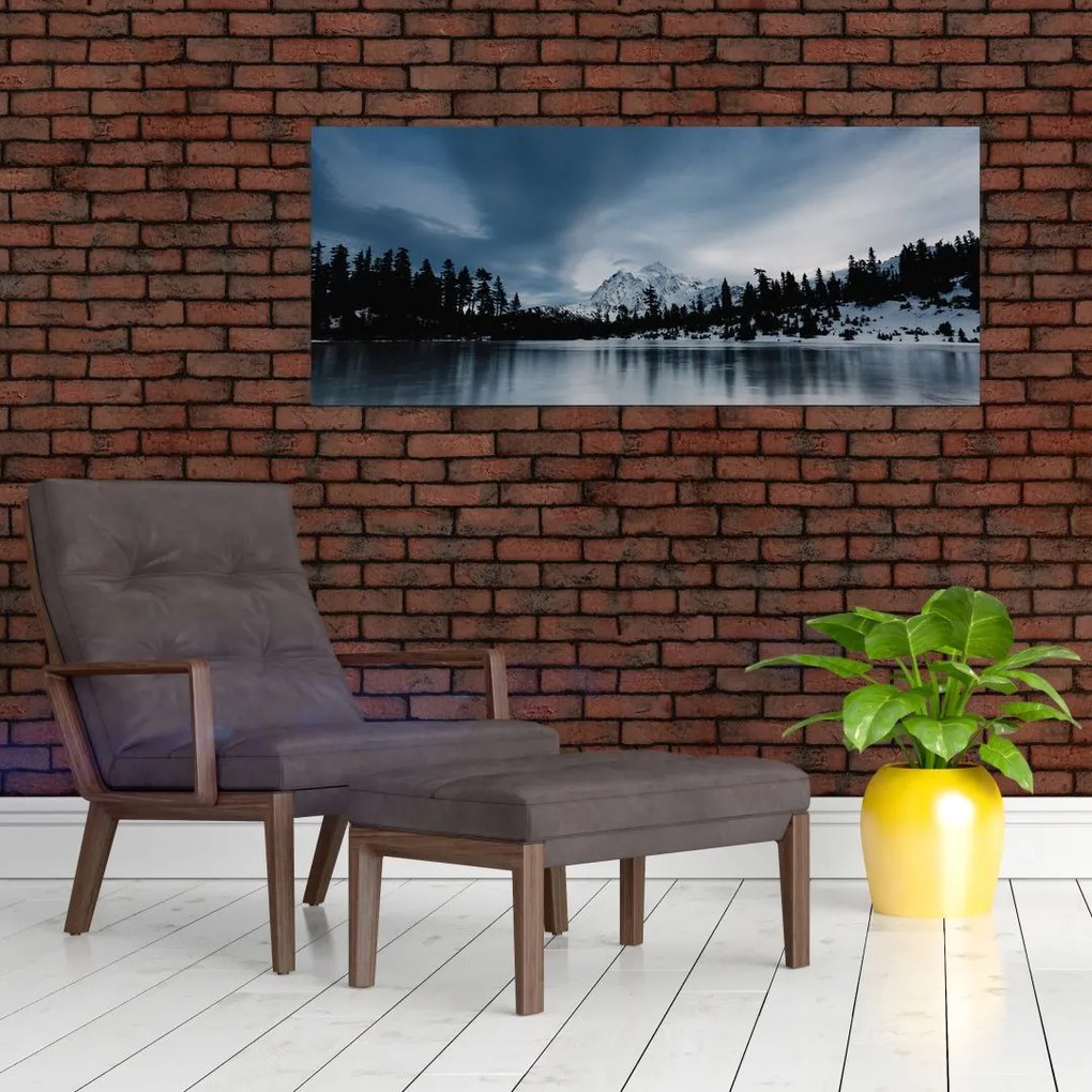 Tablou - Pe laacul înghețat (120x50 cm)