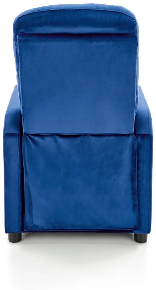 Fotoliu recliner Felipe 2 velvet bleumarin H103 cm