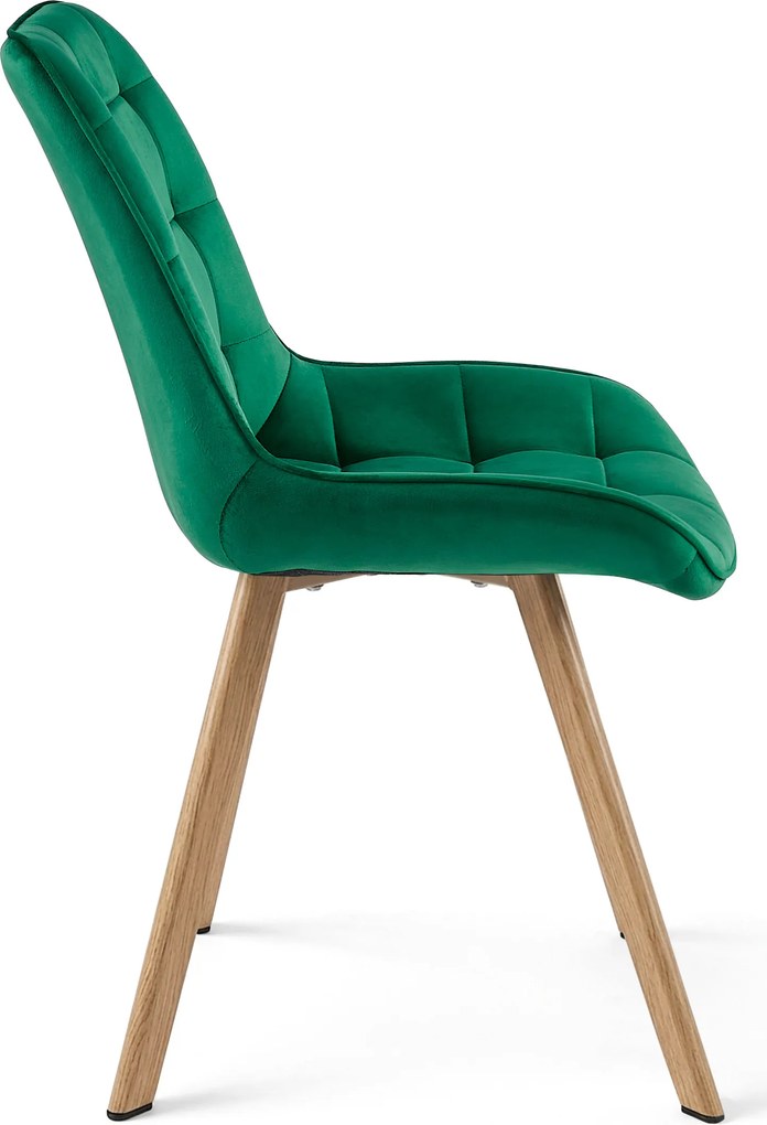 Scaun de masa SORIA VELVET, verde