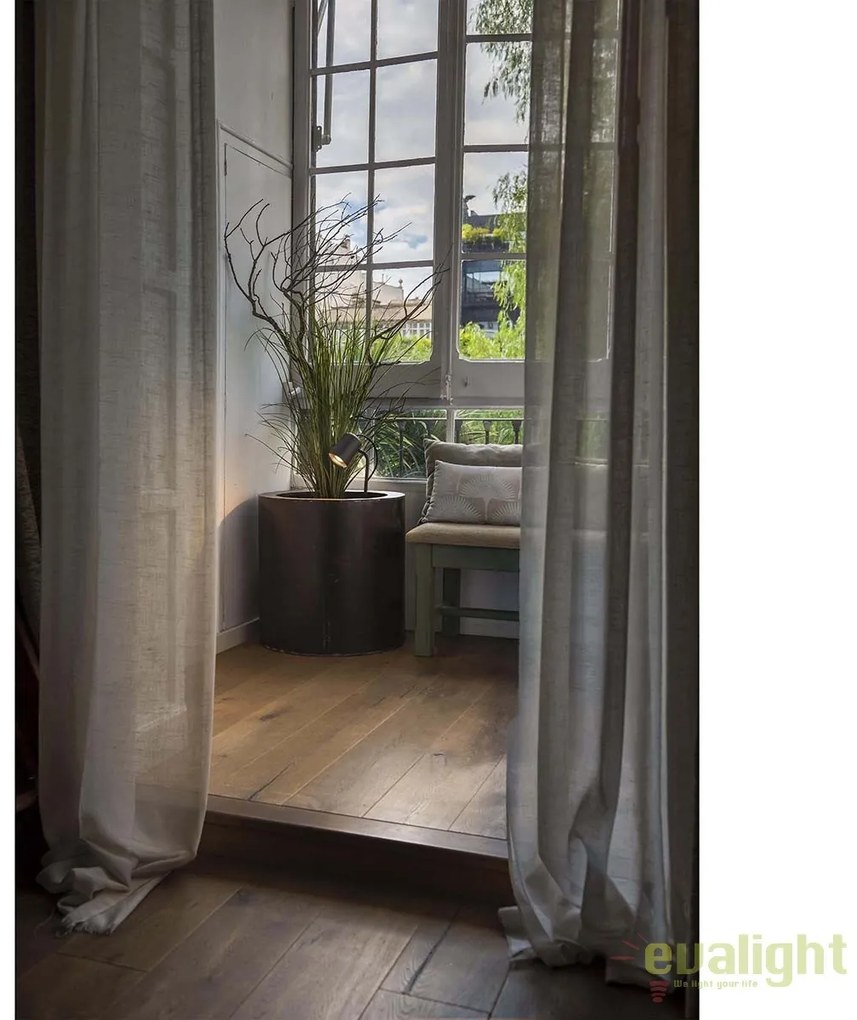 Aplica perete sau tarus exterior design modern decorativ FLOW negru 71546