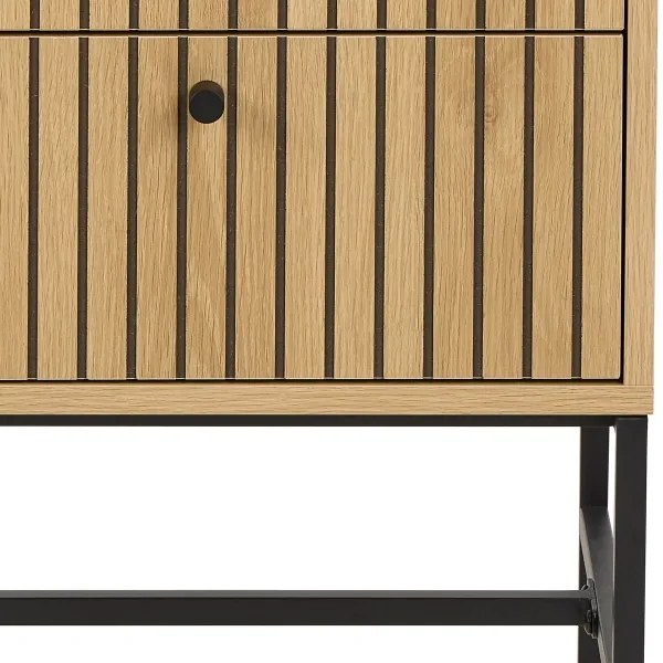 Noptieră OLIVIA cu sertare, stejar