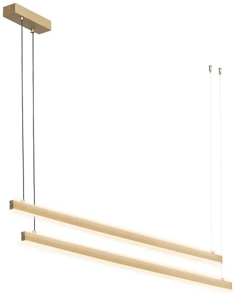 Lustră LED pe cablu Argon 8839 MIAMI LED/74W/230V 3000K auriu