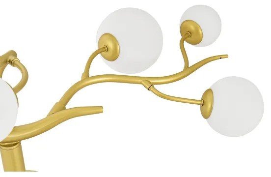 Lustră LED aplicată Brilagi MISTEL 9xG9/3W/230V auriu/alb