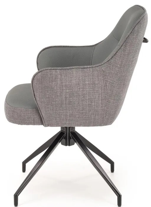 Scaun rotativ K527 gri/gri
