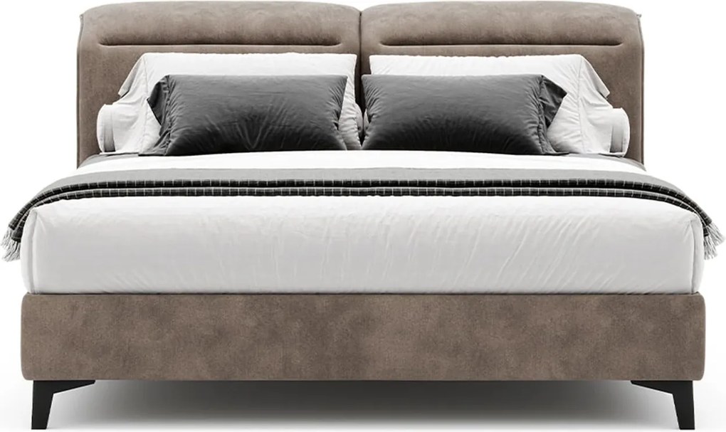 Pat Mojo Tapitat cu Saltea 120/140/160/180x200cm - 120x200