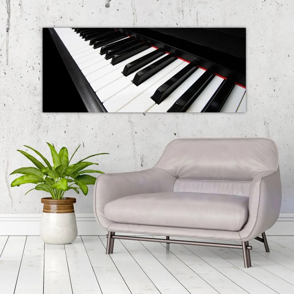 Tablou ccu clapele de pian (120x50 cm)