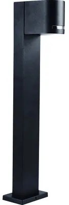 Stalp pitic Novia GU10 max. 1x20W, 50 cm, pentru exterior IP44, negru