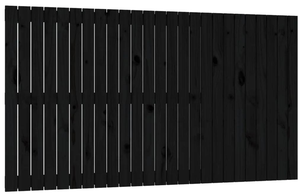 824902 vidaXL Tăblie de pat pentru perete, negru, 159,5x3x90 cm