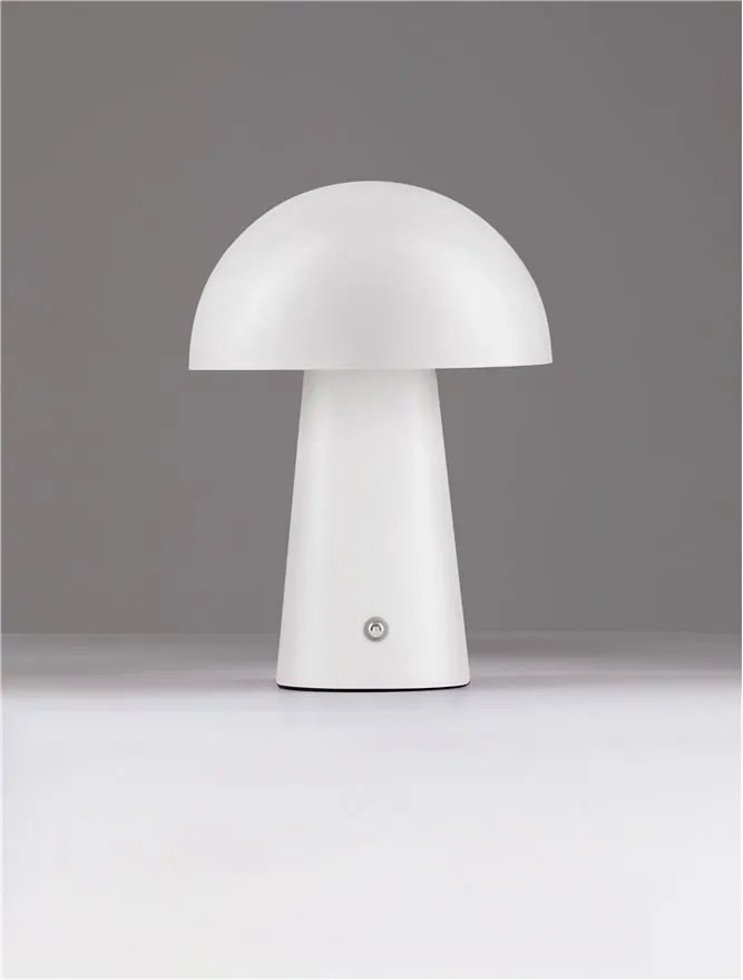 Veioza LED design decorativ ANDE alba, NVL-9050176