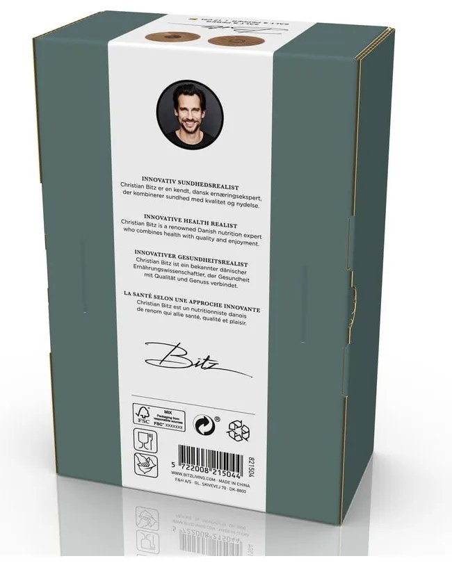 Set de râșnițe de sare și piper chihlimbar 2 buc. din ceramică Gastro Amber – Bitz