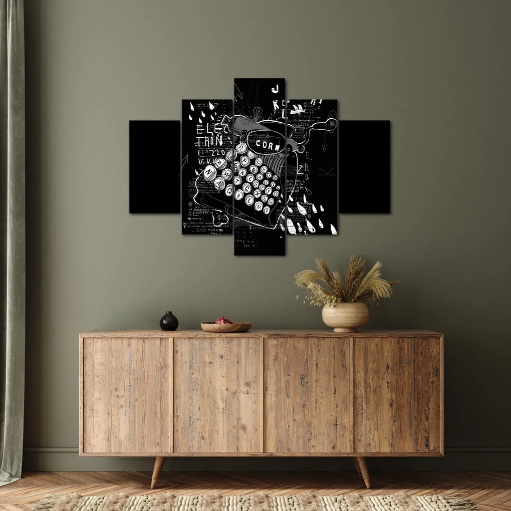 Tablou - Desen în stilul lui Banksy (150x105 cm)