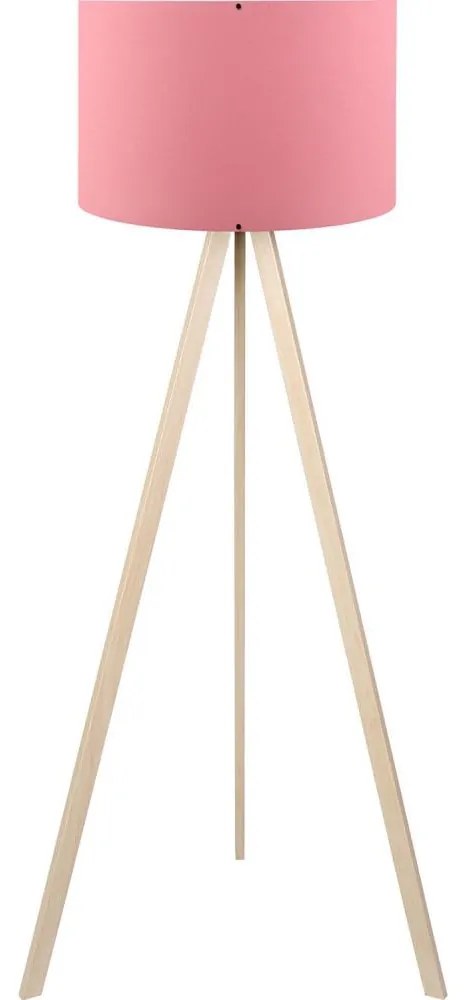 Lampadar AYD 1xE27/40W/230V roz/bej