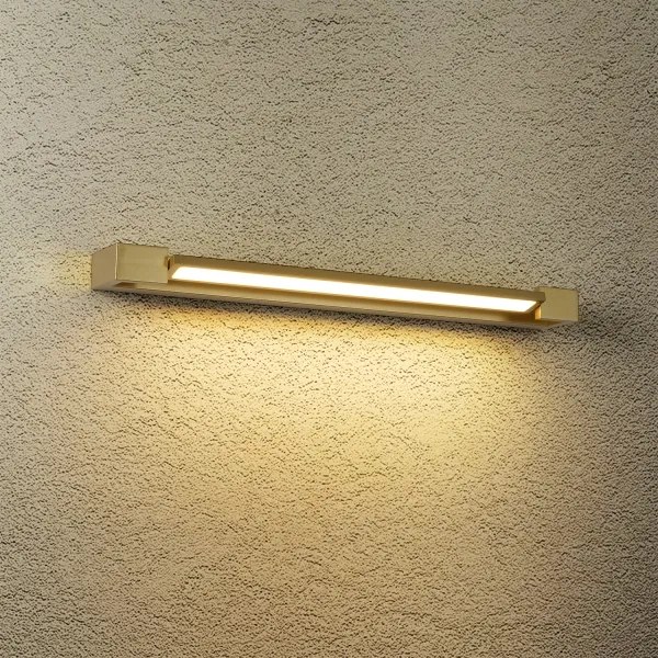 Brilagi-LED Lampă pentru oglindă de baie AQUA LINE LED/18W/230V 60 cm IP44 aurie