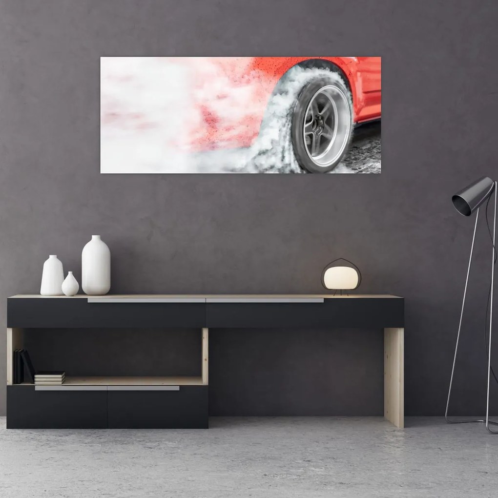 Tablou - Mașină de curse (120x50 cm)