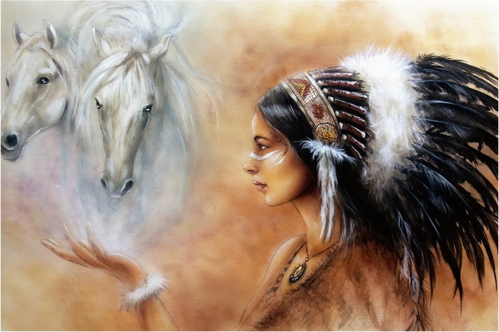 Tablou - Farmecele indienilor (90x60 cm)