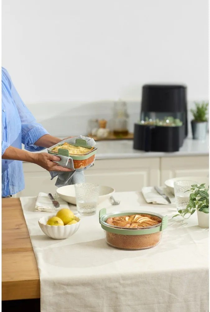 Formă de copt din sticlă 18,5x17,5 cm – Lékué