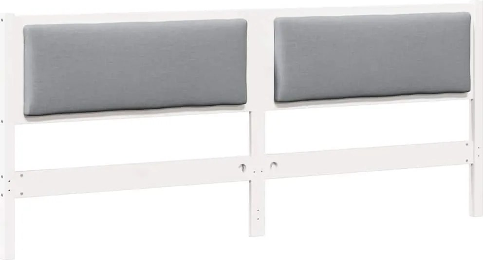 vidaXL Tăblie cap Altele Alb 180 cm Lemn masiv de pin