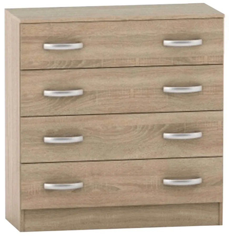 Comodă BETTY 4S, stejar sonoma