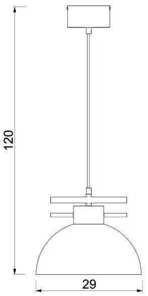 Lustră pe cablu ESTATE 1xE27/15W/230V verde