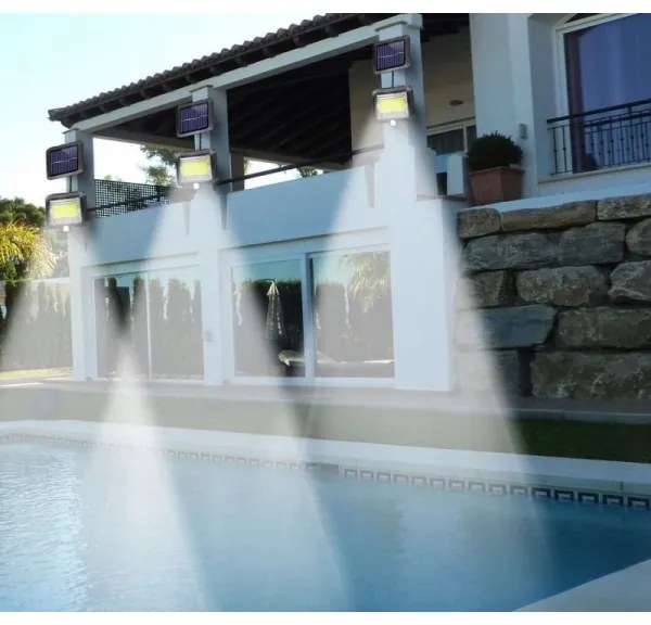 Reflector solar LED cu senzor INTEGRA LED/3W/3,7V IP44 + telecomandă