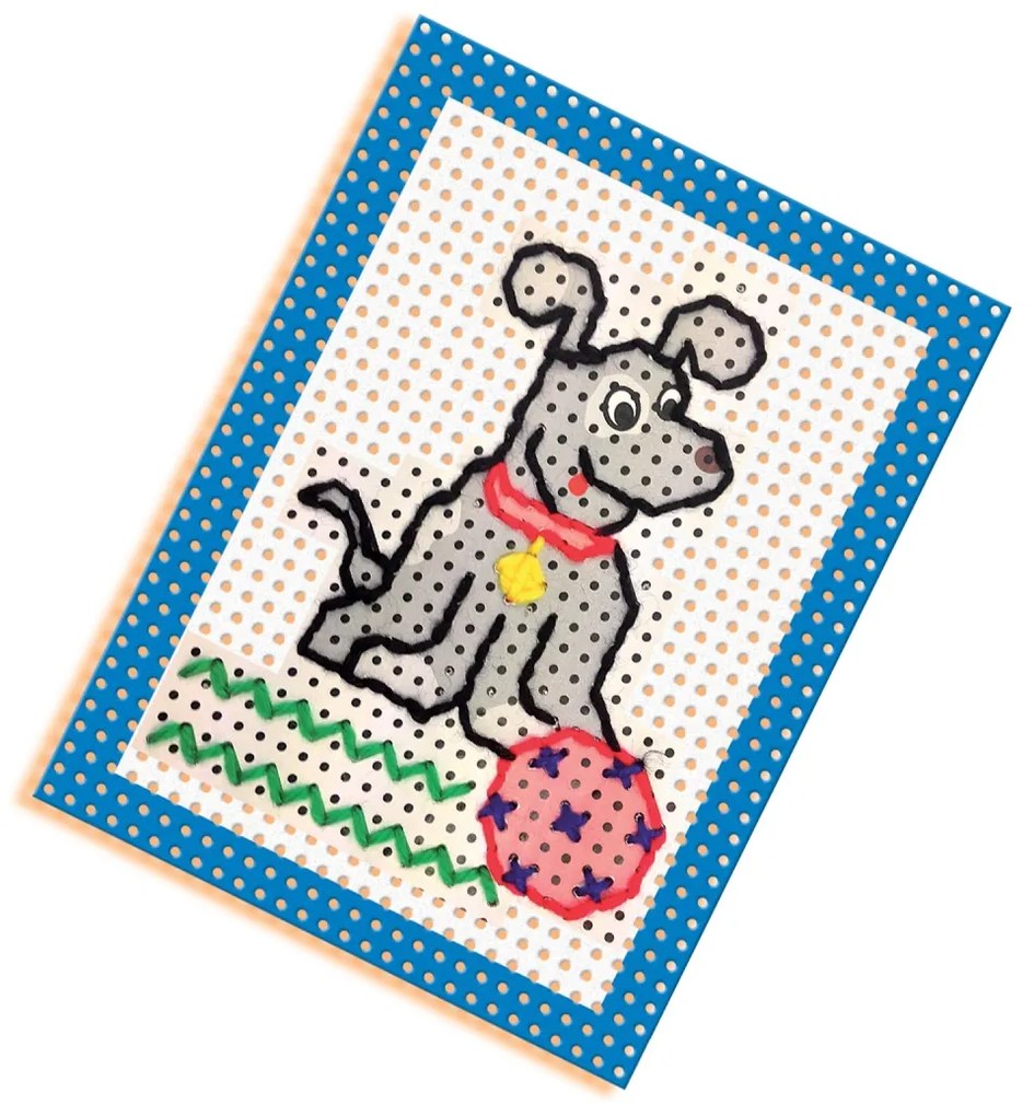 Set creativ copii - Invat broderie
