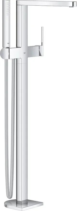 Baterie cada - dus freestanding Grohe Plus crom lucios