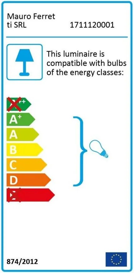 Lampadar alb-auriu cu abajur din sticlă (înălțime 176 cm) Glamy – Mauro Ferretti