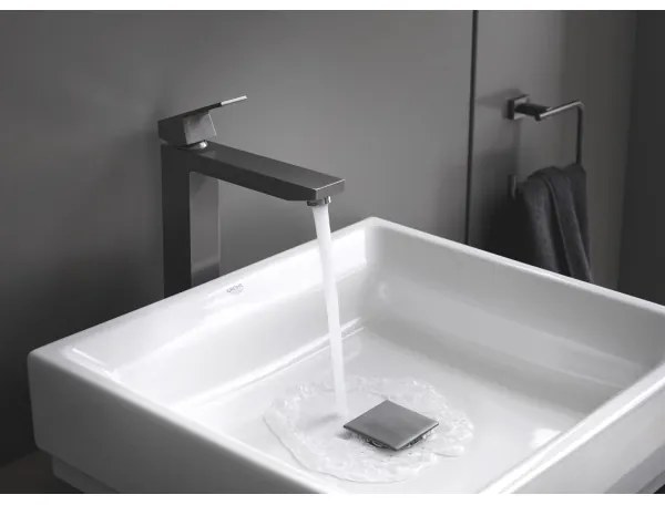 GROHE 23406AL0 - Baterie pentru lavoar EUROCUBE, mărime XL, finisaj grafit