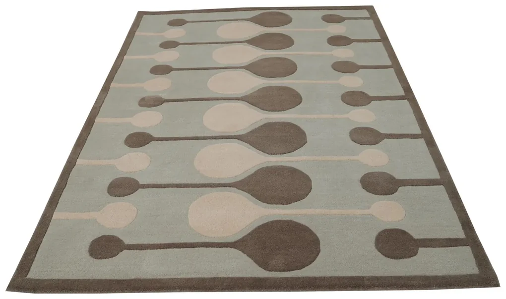 Covor Tear Bedora,160x230 cm, 100% lana, multicolor, finisat manual