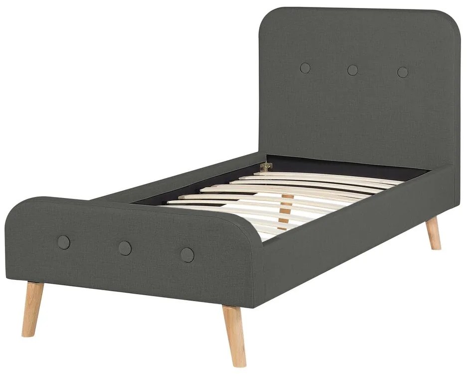 Pat pentru copii 90 cm ROME (cu somieră) (gri). Promo -39%. 1007463