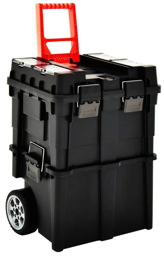 vidaXL Cărucior organizare scule, cu mâner, 45x36x90 cm