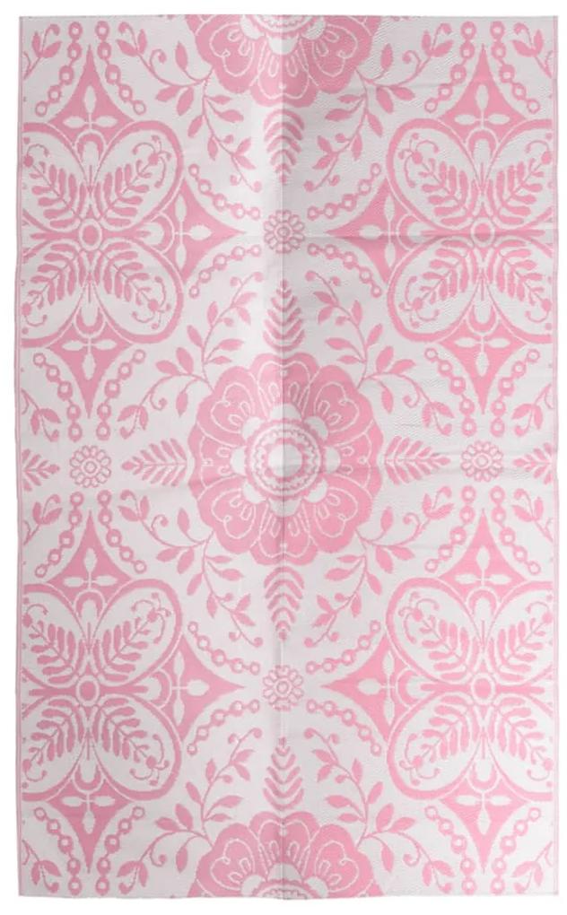 Covor de exterior, roz, 190x290 cm, PP Roz, 190 x 290 cm