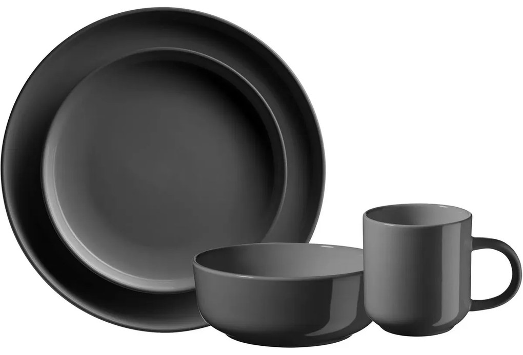 Set de masă Mäser 16 buc. ALENIA, gri