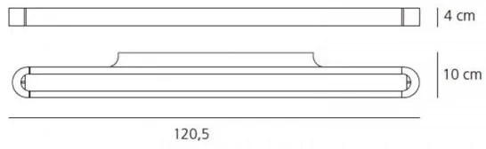 Artemide AR 1917010A - Aplică de perete TALO 120 LED/51W/230V
