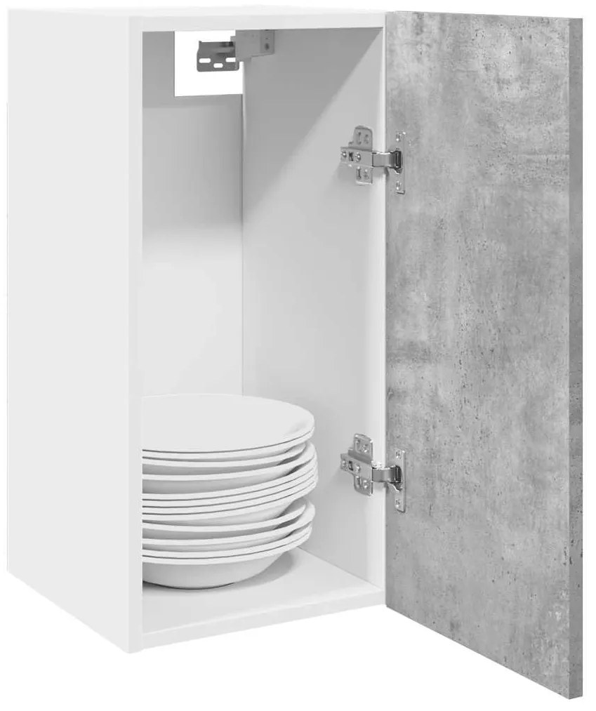 vidaXL Dulap suspendat “Lyon”, gri beton, 30x31x60 cm, PAL