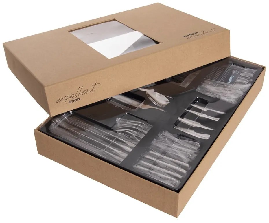 Tacâmuri argintii din oțel inoxidabil 24 buc. Mirror – Orion