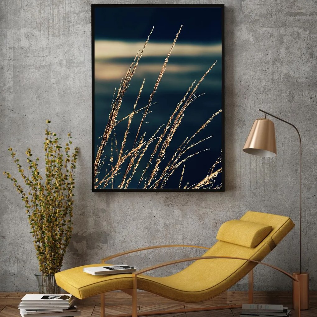 Poster - Detaliu de ierburi de apă (A4)