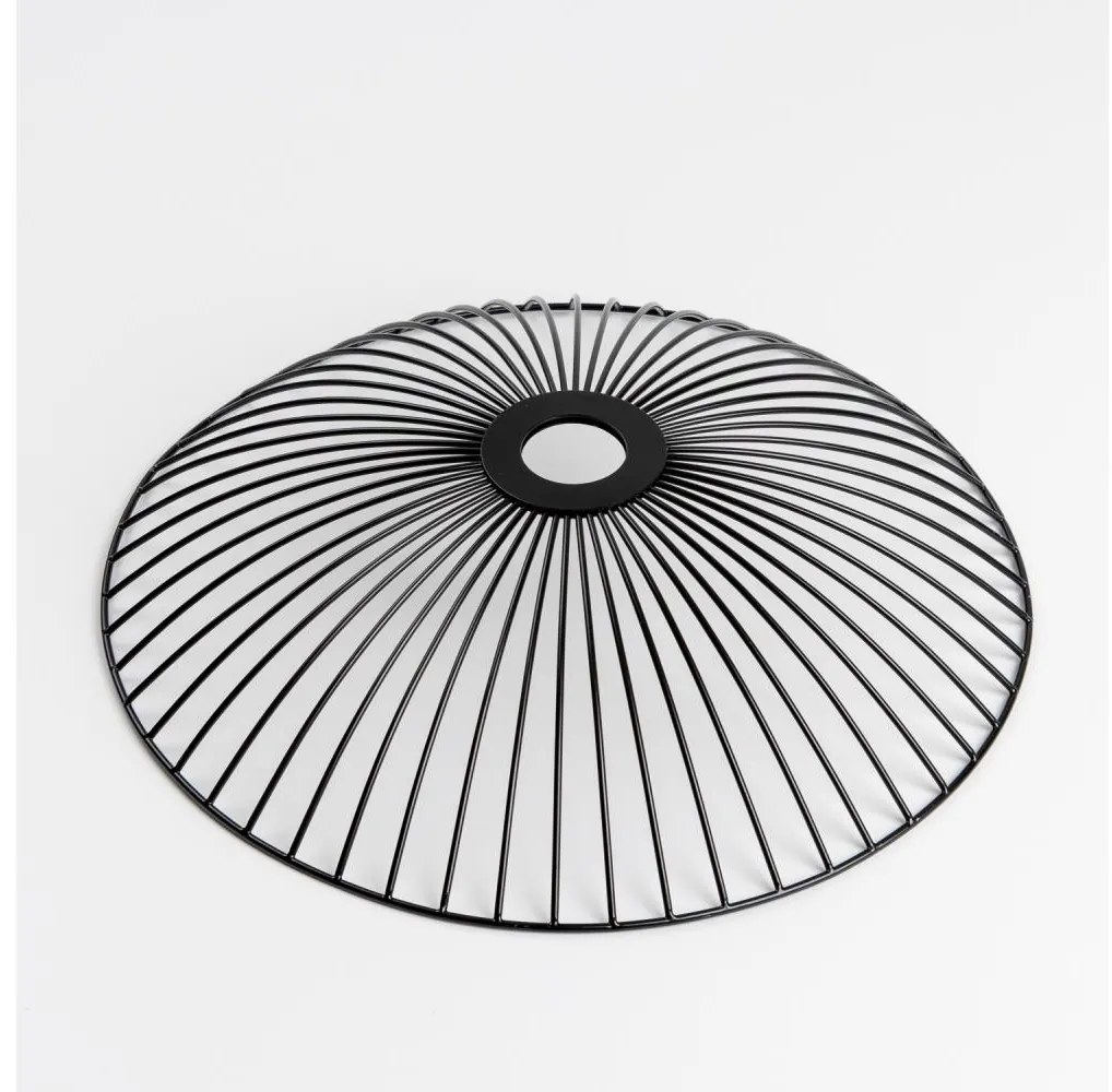 Abajur universal CURITIBA, Ø 38 cm, negru