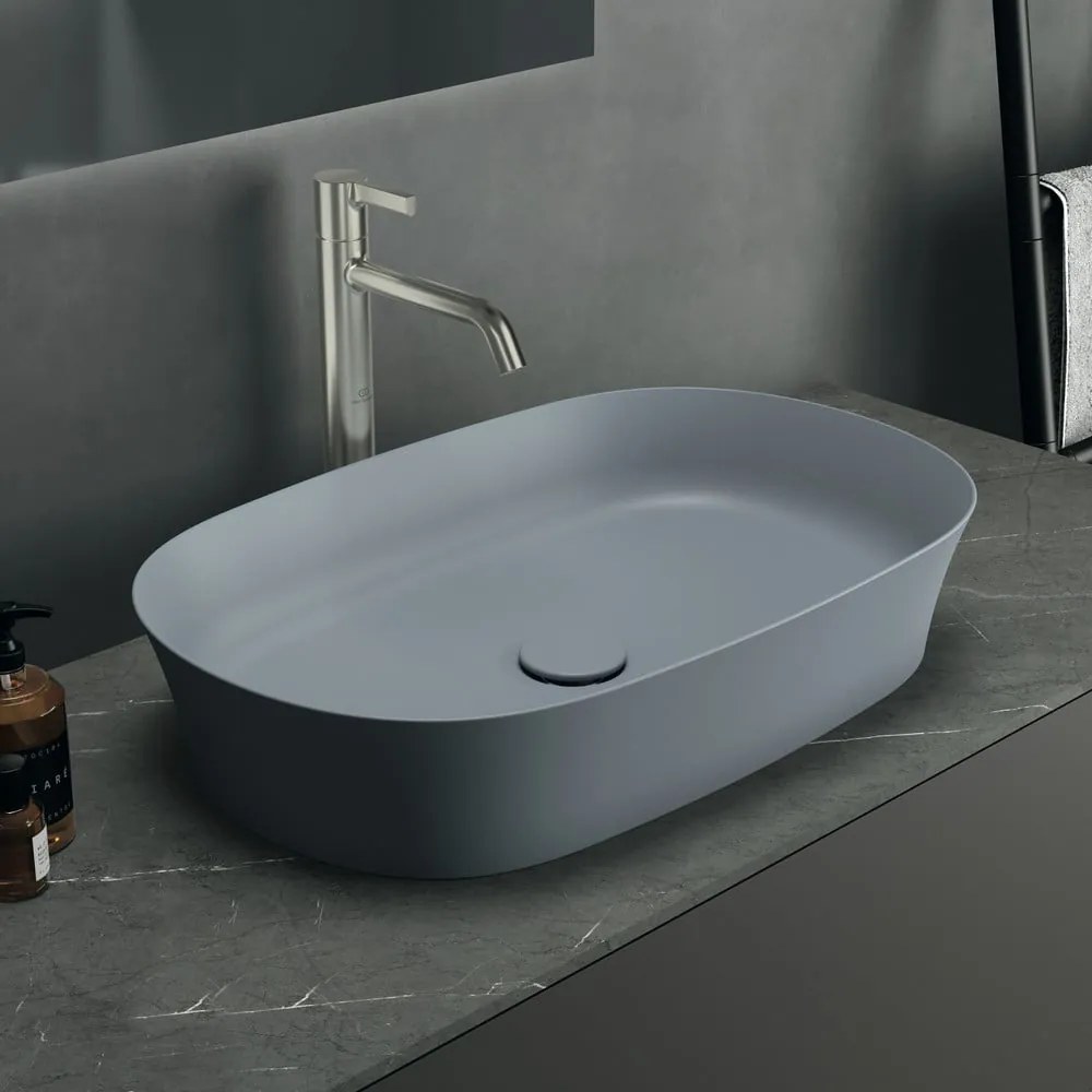 Chiuvetă albastru-deschis din ceramică 60x38 cm Ipalyss – Ideal Standard