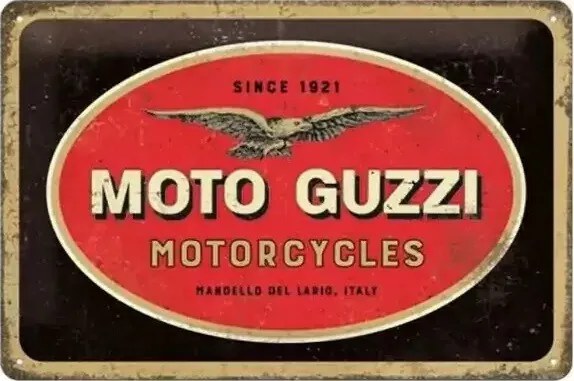 Placă metalică Moto Guzzi Motorcycles