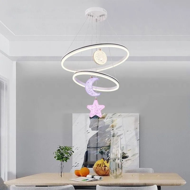 Lustra LED G4007 + RGB – 160W, Design Modern, cu Telecomandă și Lumină Multicoloră Reglabilă