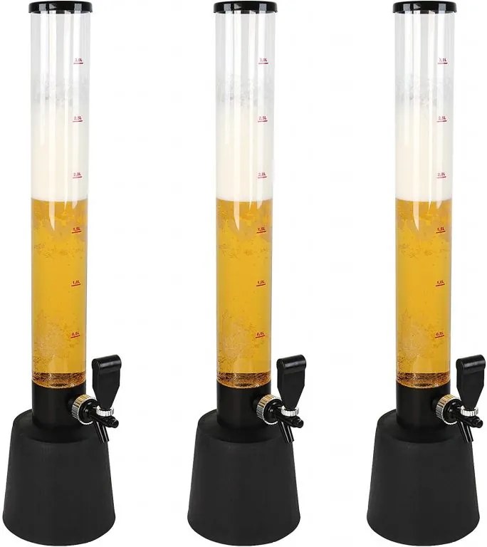 Dozator de bere, set de 3 buc, 3500 ml