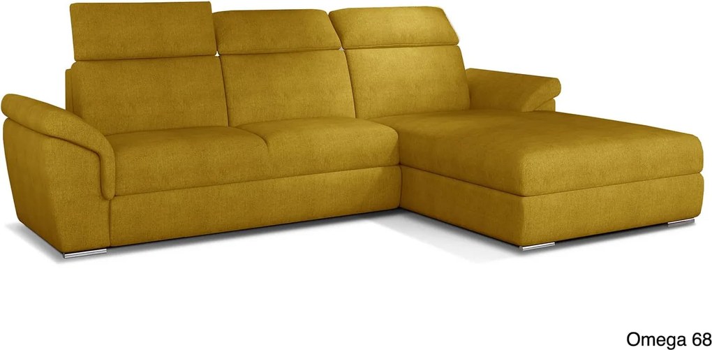 Colțar lemn masiv Extensibil Toby Depozitare 272x216cm Personalizabil - Berlin 01 + Soft 17, Stânga