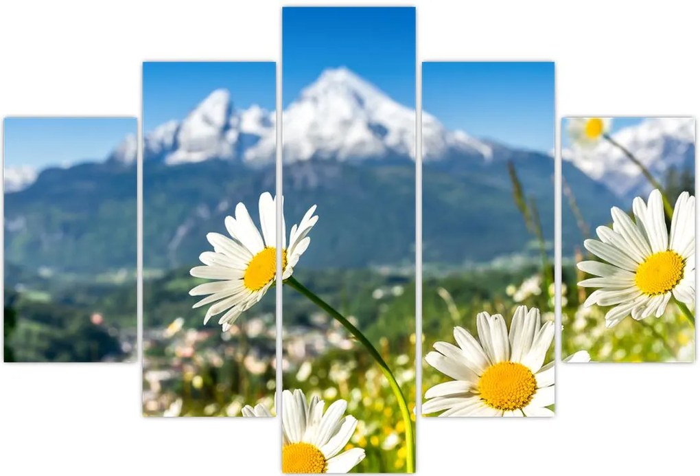Tablou - Primăvara în Alpi (150x105 cm)