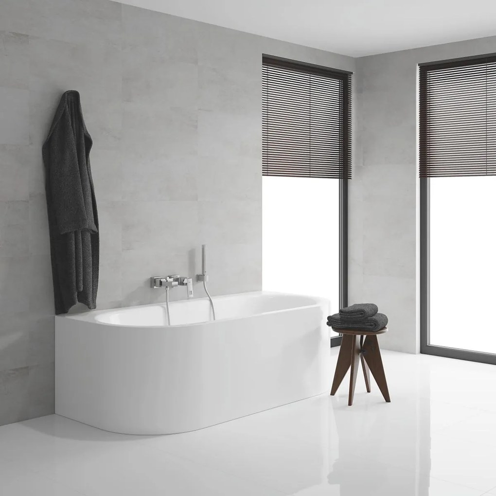 Grohe Eurocube baterie cada-dus perete crom 23141000