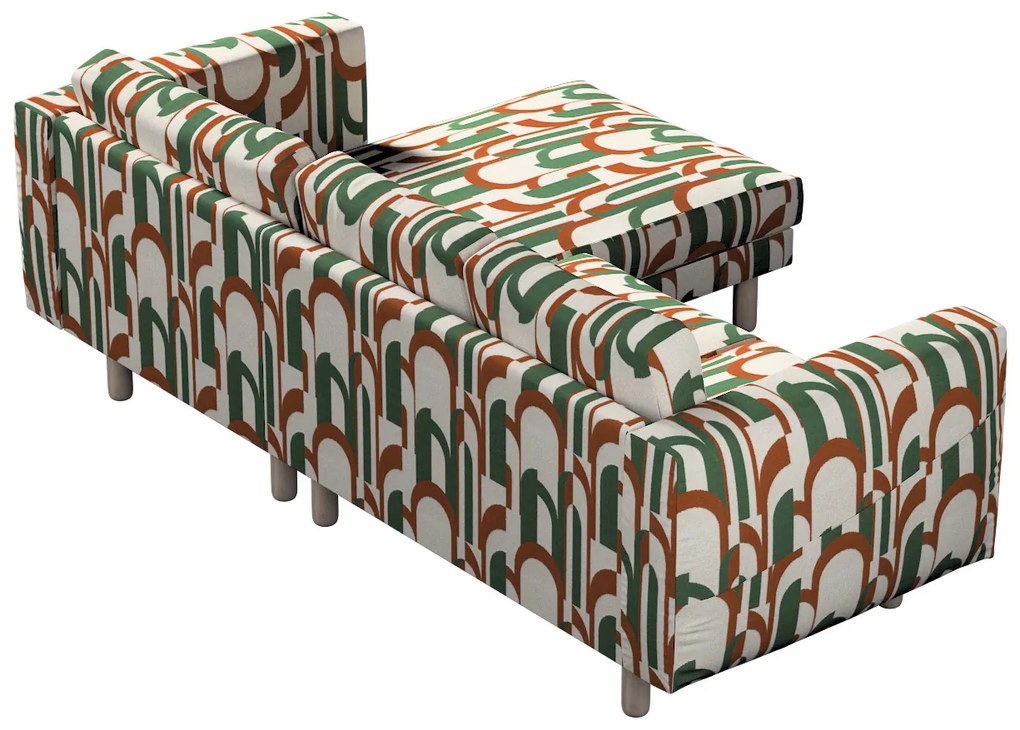 Husă pentru canapeaua Norsborg cu 3 locuri și șezlong Norsborg