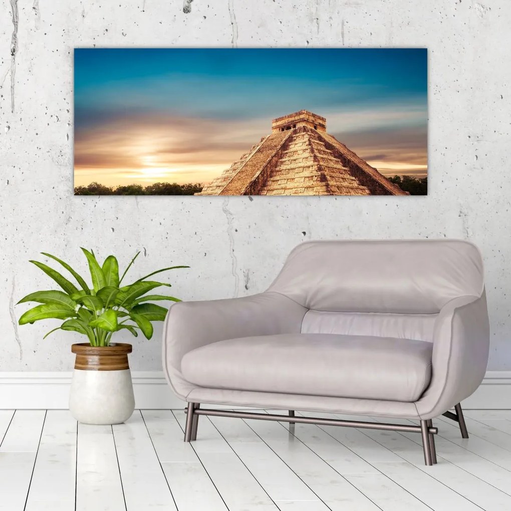 Tablou - Monumente renumite maiașe (120x50 cm)