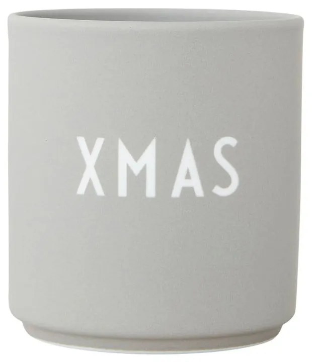 Cană gri din imitație de porțelan Design Letters Favourite, 0,25 l