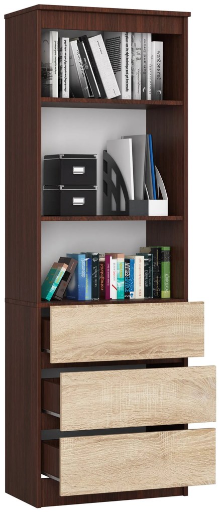 Raft Ravindra (wenge + Stejar sonoma). 1069809