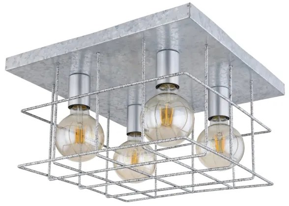 Plafonieră Globo 15530Z-4D MERRIL 4xE27/60W/230V